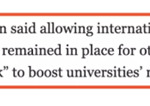澳教育部长：“计划提前让中国留学生回来！” 多所大学入学要求降低！