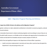 Q&A：澳洲2020-21财年移民整体计划和实施！