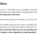 随着澳洲颁布‘禁飞令’，新西兰也宣布14天内禁止所有近期过中国大陆的外国旅客入境！