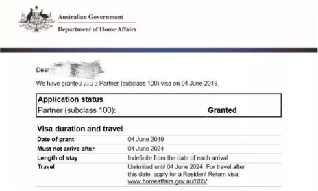 澳洲配偶移民案例-1