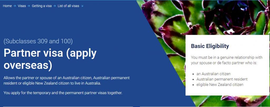 境外申请配偶签证