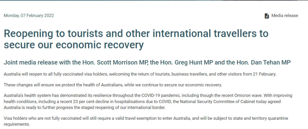 澳洲最新移民动态