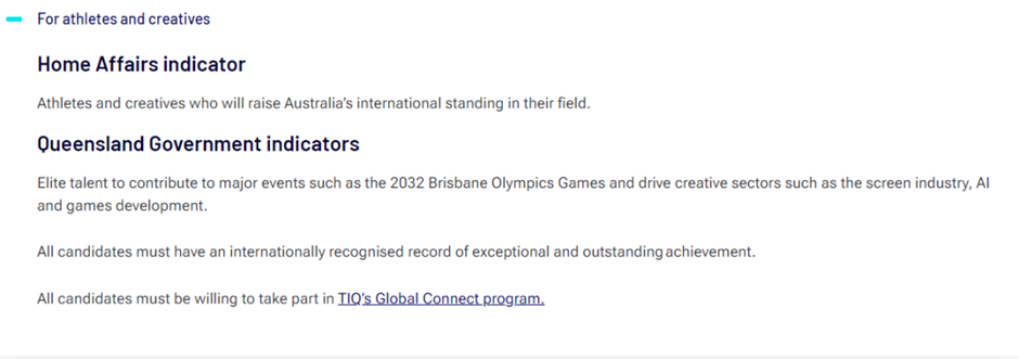 National Innovation Visa