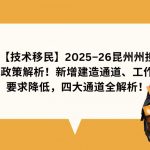 【技术移民】2025–26昆州州担政策解析！新增建造通道、工作要求降低，四大通道全解析！